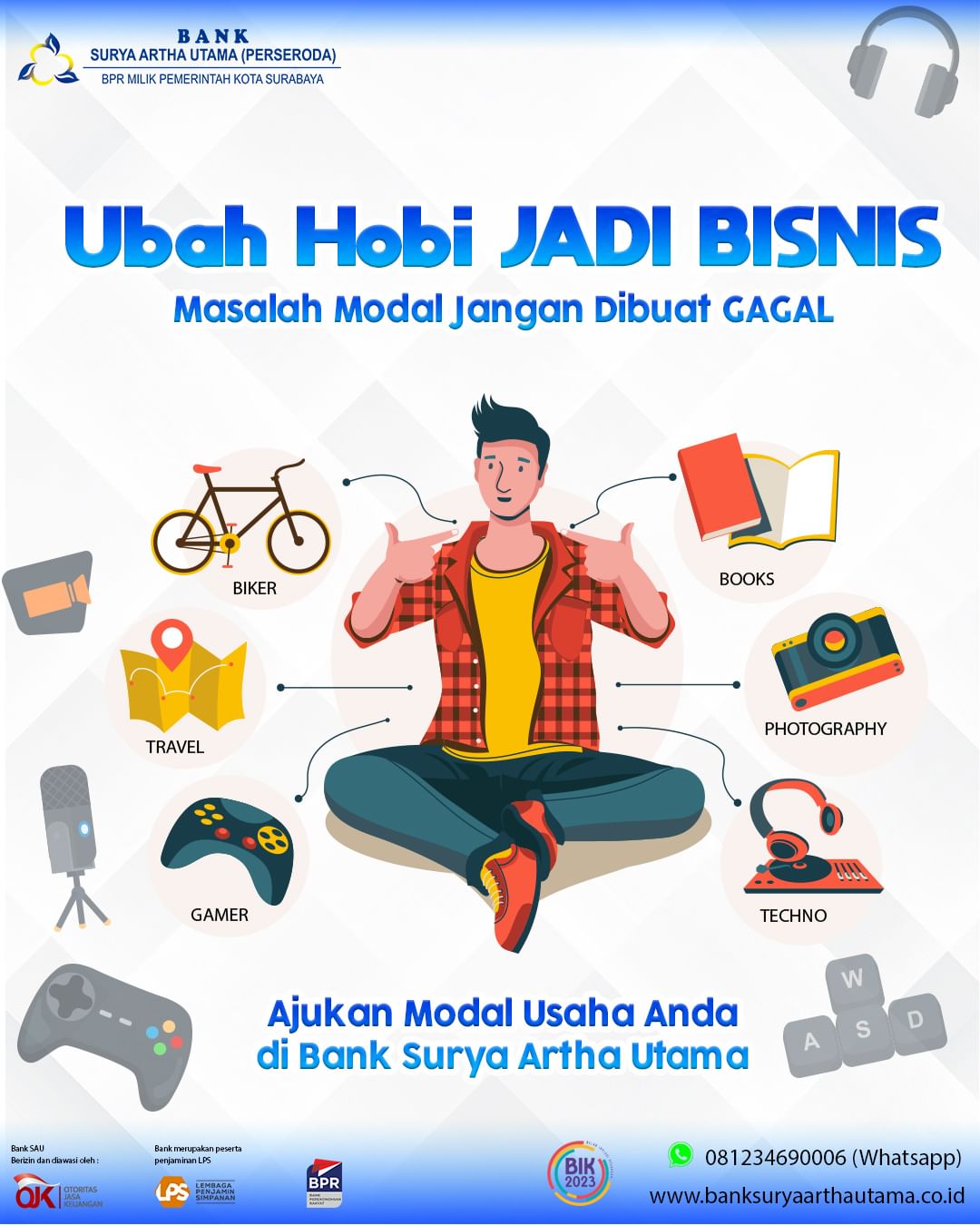 Ubah Hobi Jadi Bisnis – PT BANK SURYA ARTHA UTAMA PERSERODA